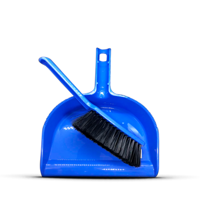 Pá de Lixo c/escova (Azul-Verde)